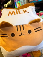 Мягкая игрушка Пушин Кот Кэт коктейль молоко 31 см