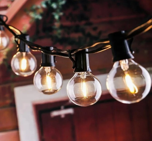 Солнечные гирлянды для свадебных вечеринок на улице 25FT Лампы LED