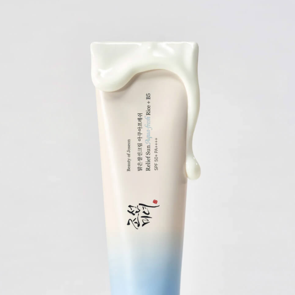 Лёгкий солнцезащитный крем с пантенолом Beauty of Joseon Relief Sun Aqua-fresh Rice+B5 SPF50+ PA++++