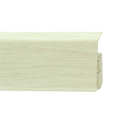 Пластиковый плинтус Royce 80 мм (2200x80x20) 321 Дуб Белый