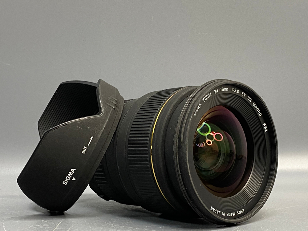 Sigma AF 24-70mm 2.8 Canon налет на линзе