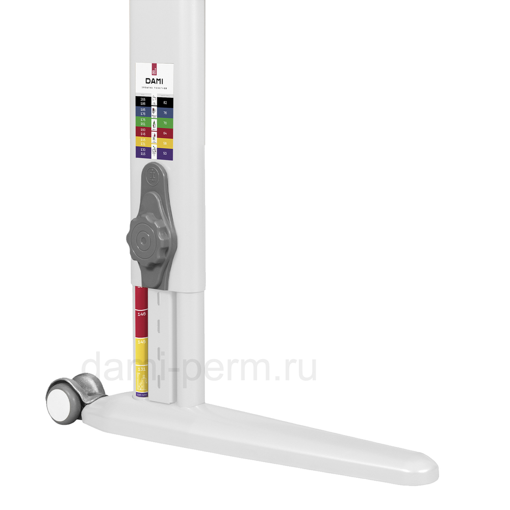 Комплект стоек с колёсиками «Step» (615 мм) для столов Дэми