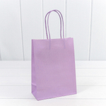 Пакет подарочный 16х22х8см (Сиреневый, Крафт)