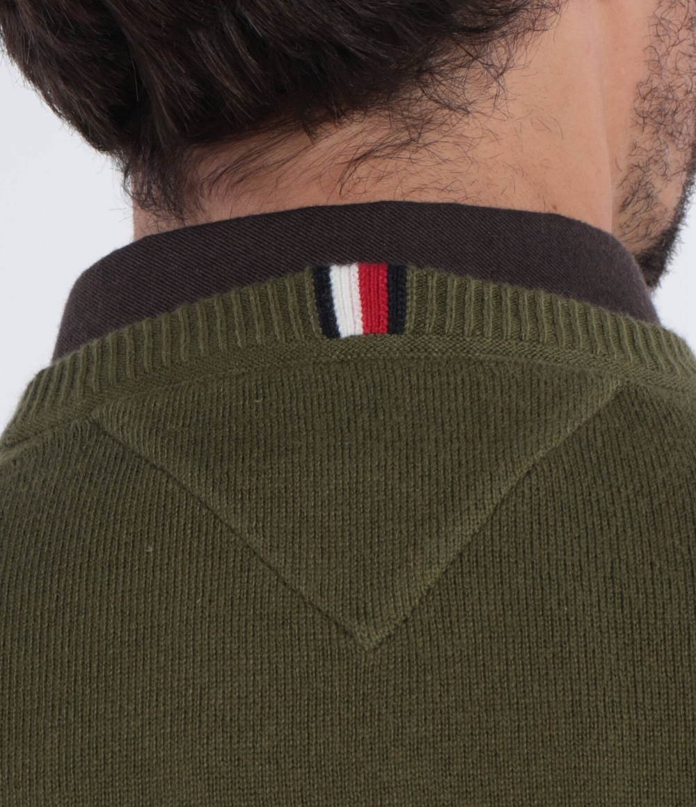Свитер Tommy Hilfiger - зеленый(MW0MW28046)