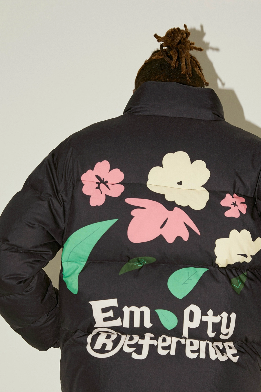 Пуховик ER "Flowers Logo" Down Jacket