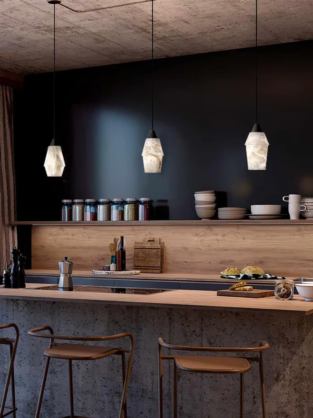 Подвесной дизайнерский светильник .ten ma do by Atelier Alain Ellouz