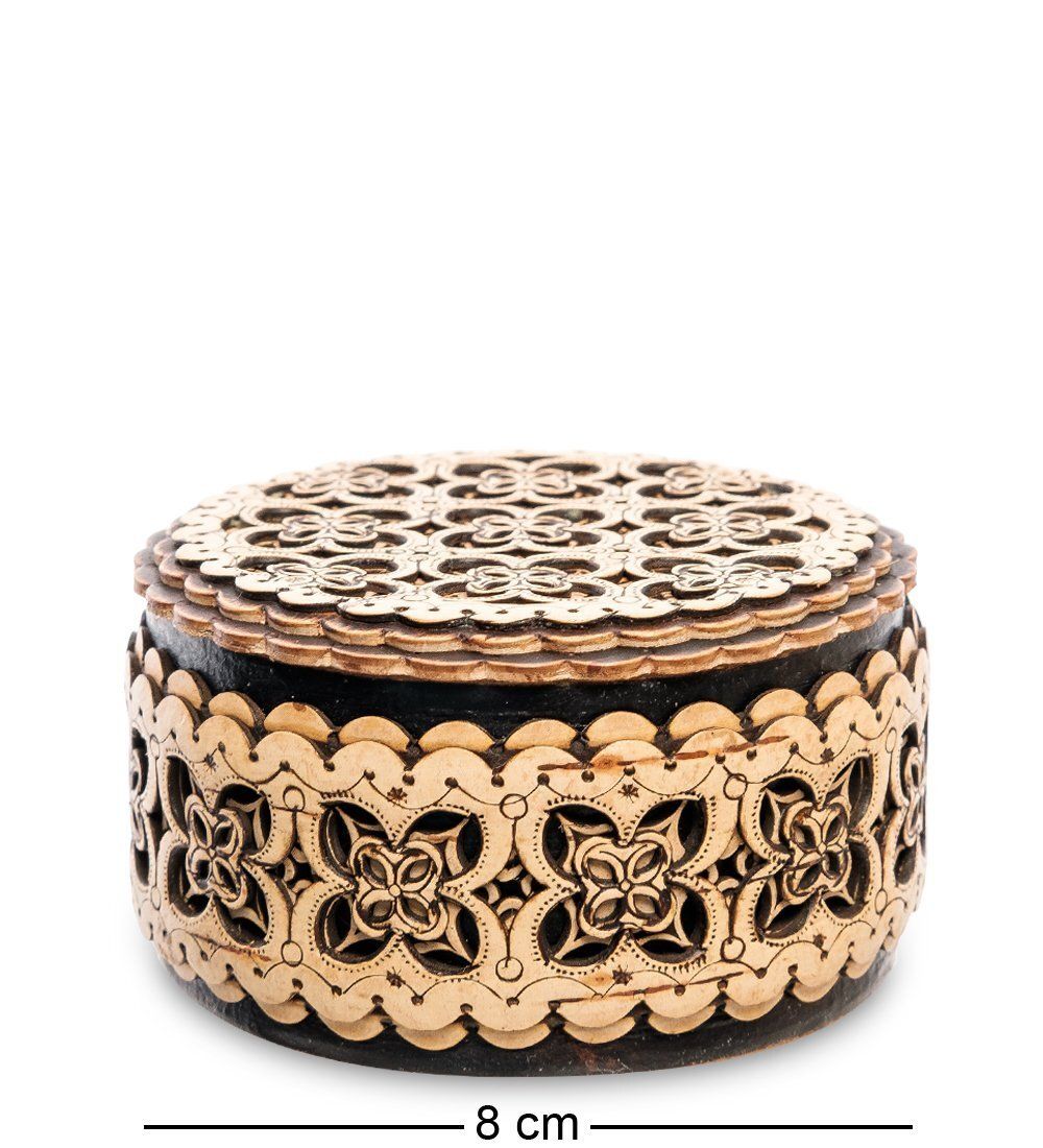 Народные промыслы BST-409 Шкатулка прорезная (береста, прорезная)