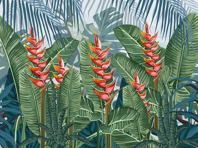 Дизайнерские обои Wall Street Green Tropez