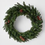 Рождественский венок с шишками «Cones» (Литая хвоя) 60 см