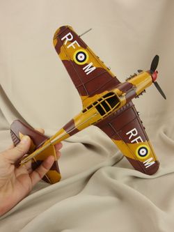 R&D Модель самолета Хокер Харрикейн , британский одномоторный истребитель 1934 г.