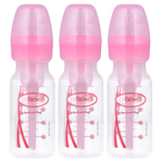 Dr. Brown's, Natural Flow®, Anti-colic Options+™, бутылочка для детей от 0 месяцев, 3 шт. по 120 мл (4 унции)