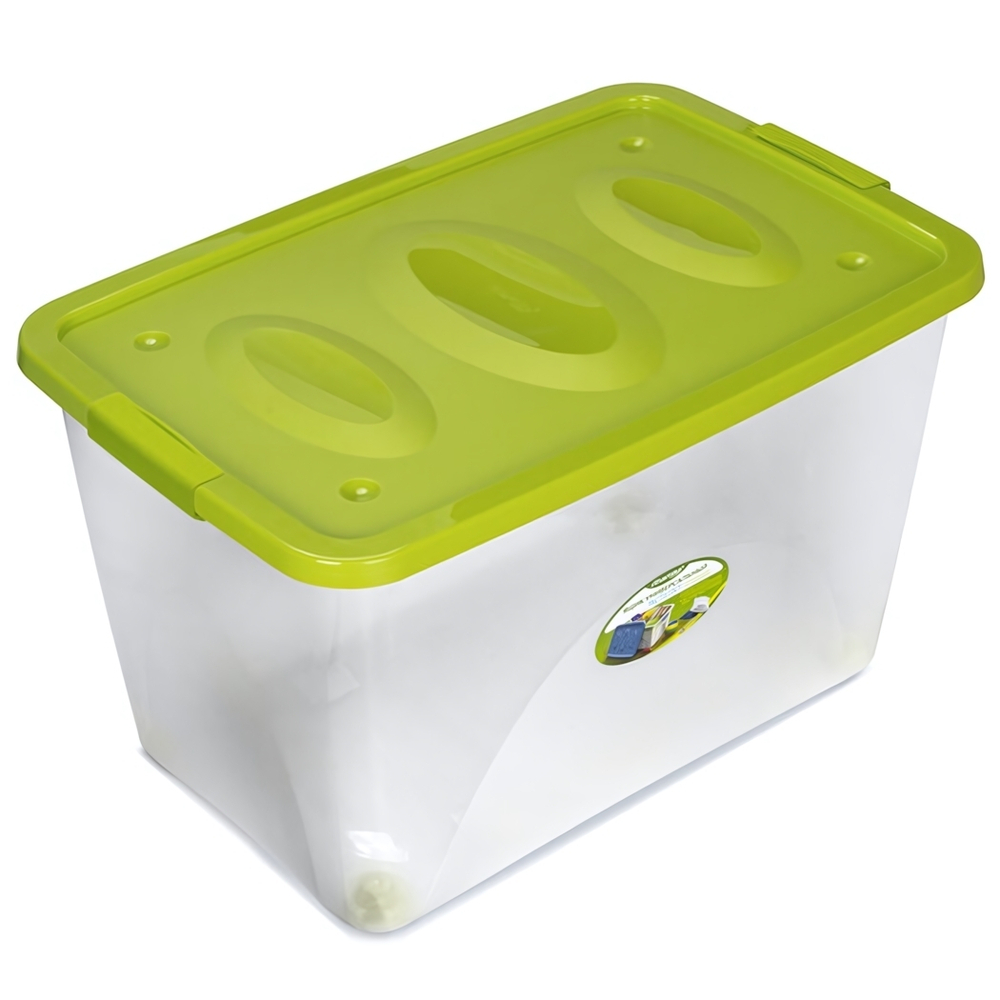 Ящик универсальный на колесиках «Астело» цвет оливковый 60*40*36см С666ОЛВ