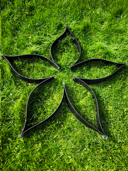 Клумба цветок трансформер высота 10см + 20см, ф135см