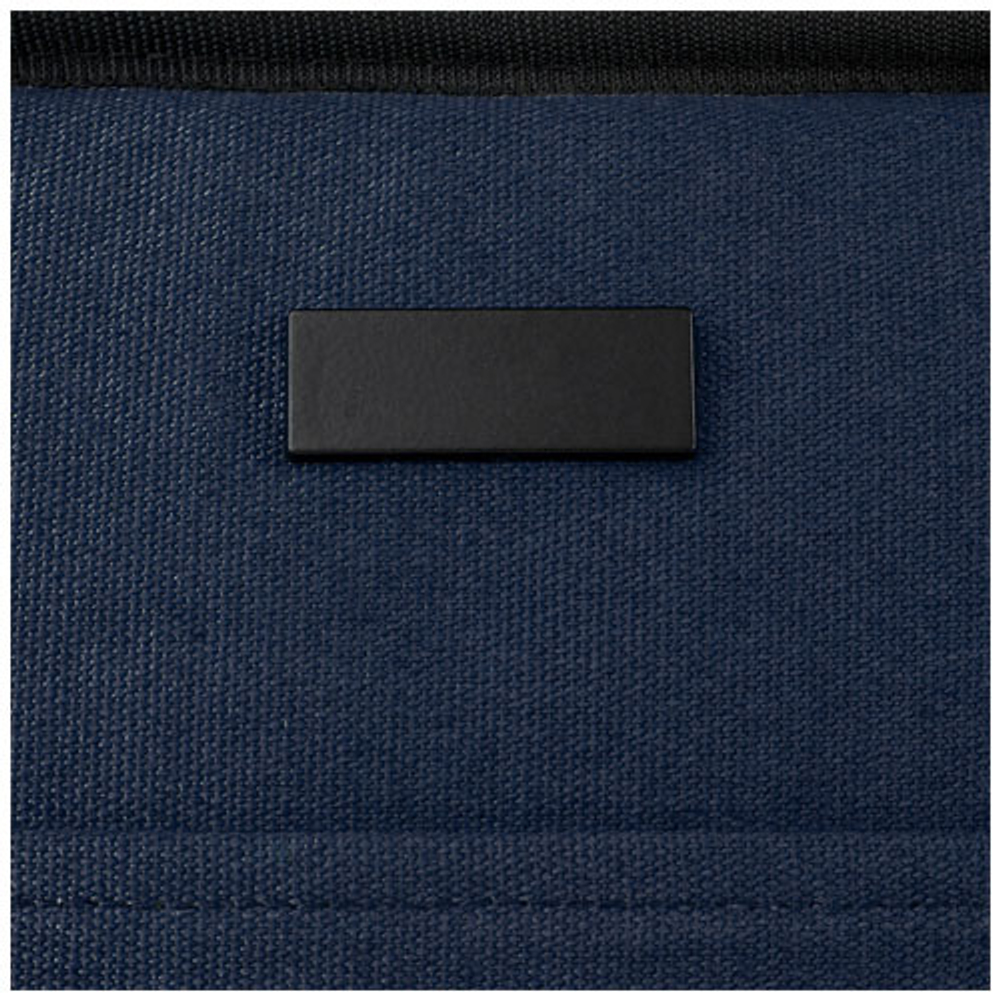 Пищевая сумка-холодильник Joey из брезента, переработанного по стандарту GRS, объемом 6 л на 9 банок