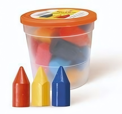 Мелки восковые 15цв. в стакане (Луч)