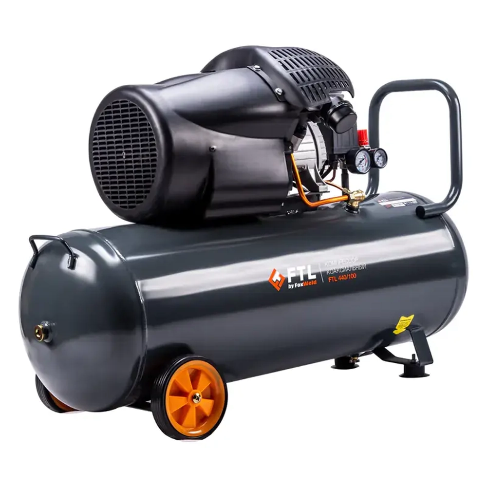 FoxWeld FTL 440/100 компрессор коаксиальный масляный 9010