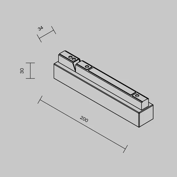 Источник напряжения встраиваемый Gravity, S35 48В, 100Вт, черный Technical trx010dr2-100b