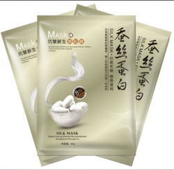 Омолаживающая тканевая маска с протеинами шелка