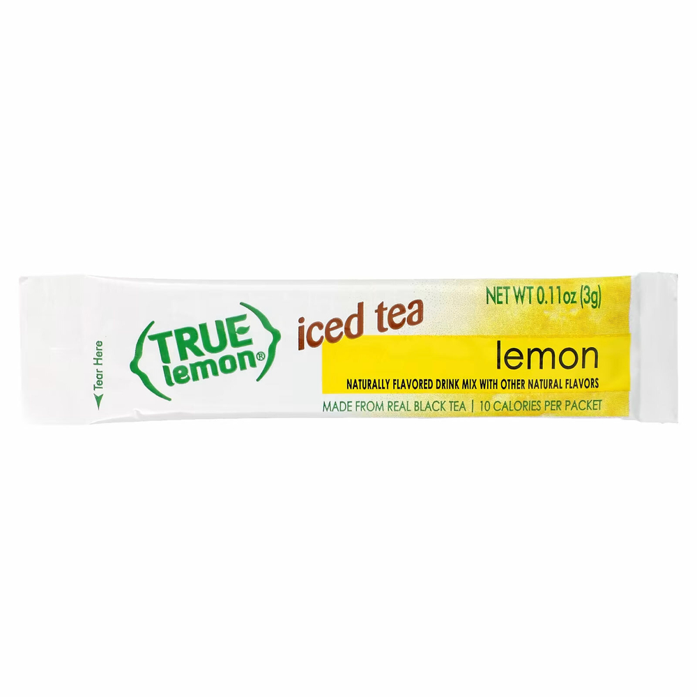 True Citrus, Чай со льдом, лимон, 6 пакетиков по 3 г (0,11 унции)