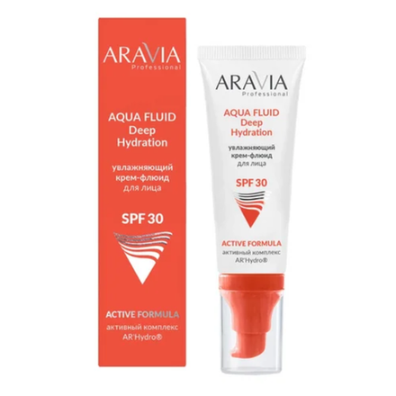 Крем-флюид для лица Aravia увлажняющий SPF 30 50 мл