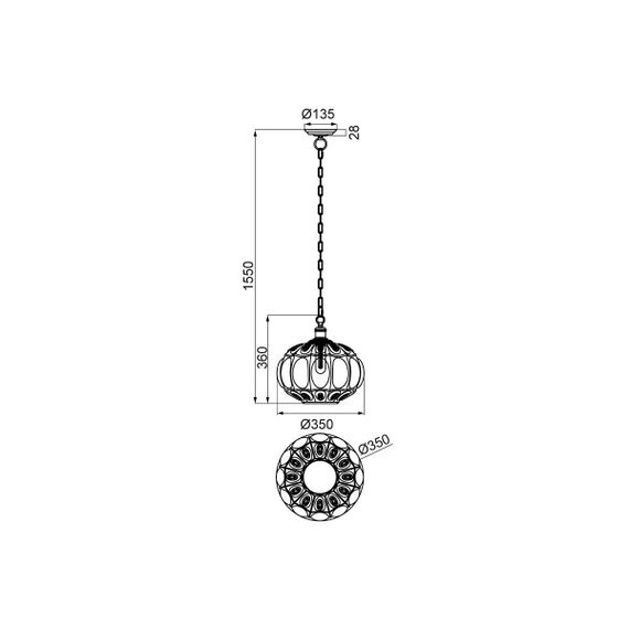 Подвесной светильник Vele Luce Helen VL4266P21