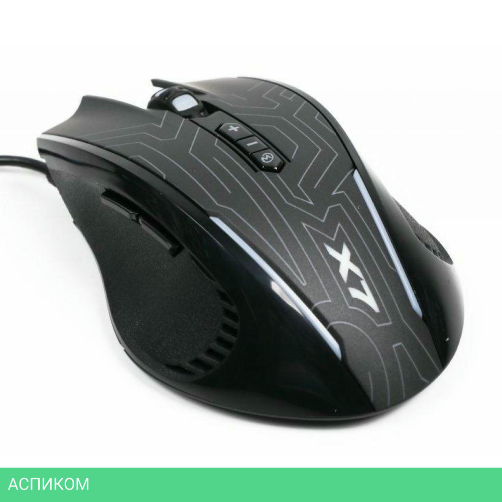 Мышь A4Tech X87 USB Black