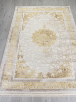 Ковер A064A - CREAM / GOLD FDY - Прямоугольник - коллекция ZARINA размер 80*150 см