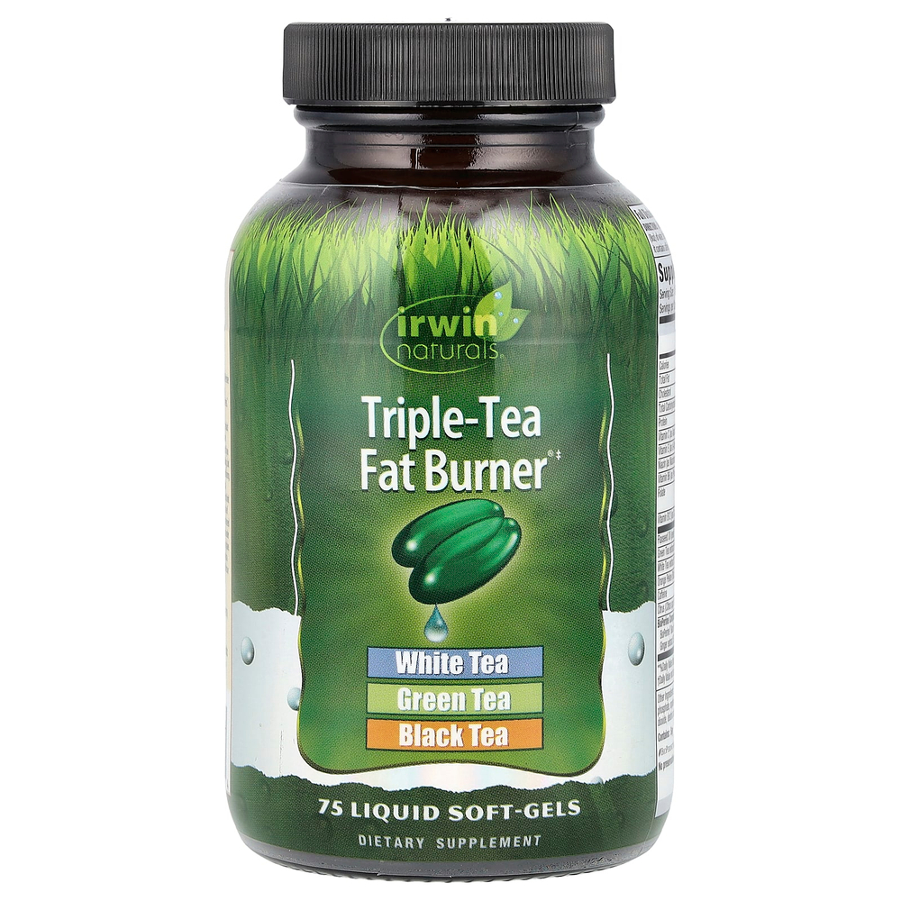 Irwin Naturals, Triple-Tea Fat Burner®, 75 желатиновых капсул