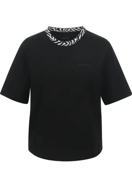 Marc Cain Футболка с контрастным воротом