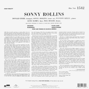 Sonny Rollins / Sonny Rollins Volume 1 (LP)