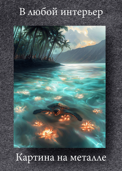 Картина на стену на металле от MetallSubArt