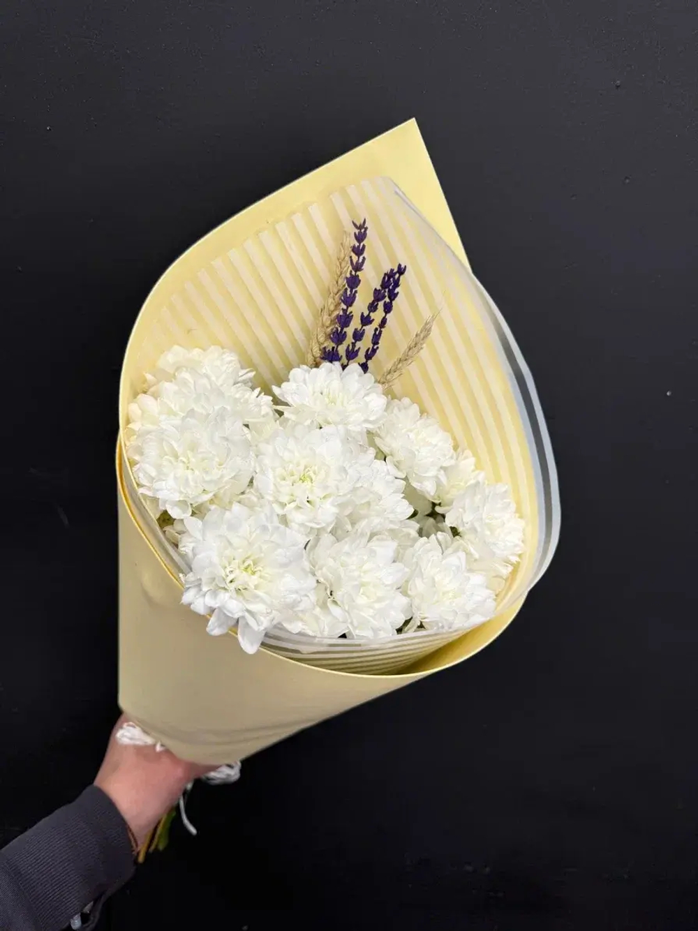 Букет кустовых хризантем, 3шт