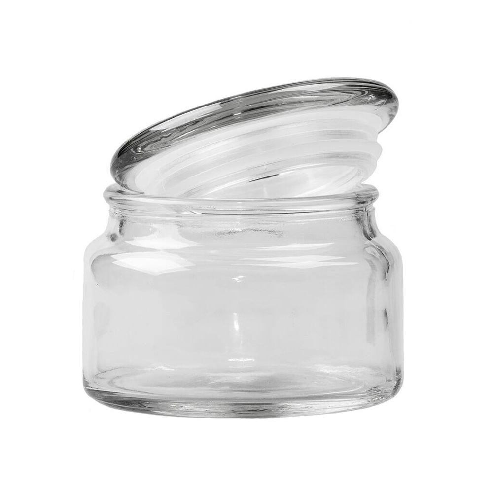 Банка для подачи и хранения 325 мл стекло с крышкой d 10,6 см h7,9 см P.L.