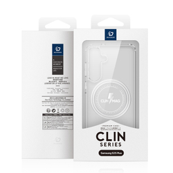 Усиленный прозрачный чехол с MagSafe от Dux Ducis для Samsung Galaxy S25+, серия Clin Mag Series Case