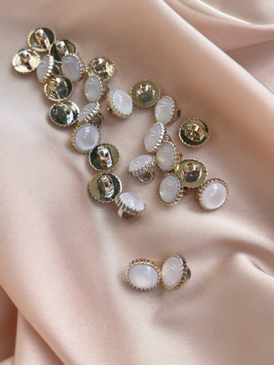 Пуговицы Золото Луна Пластик