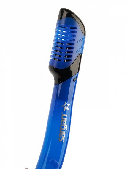 Набор маска+трубка в сумке Sargan Дайва-С прозрачный/синий