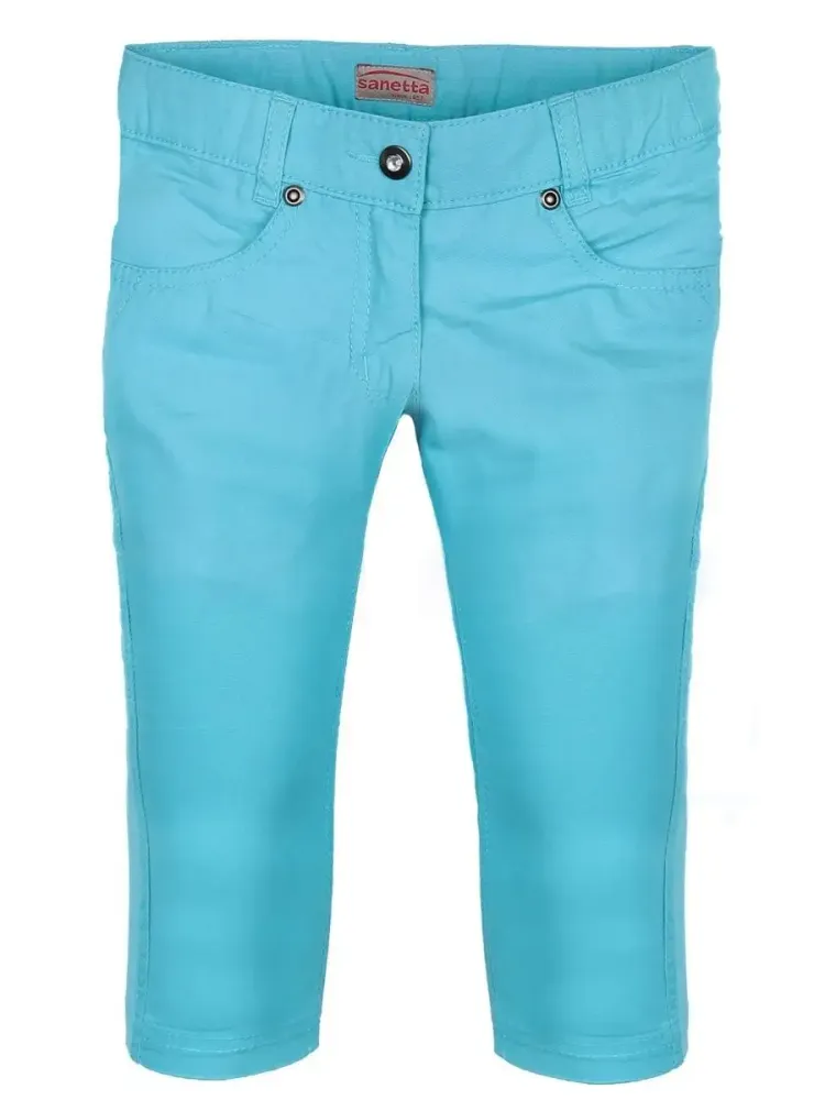 Бирюзовые бриджи для девочки Eat Ants by Sanetta