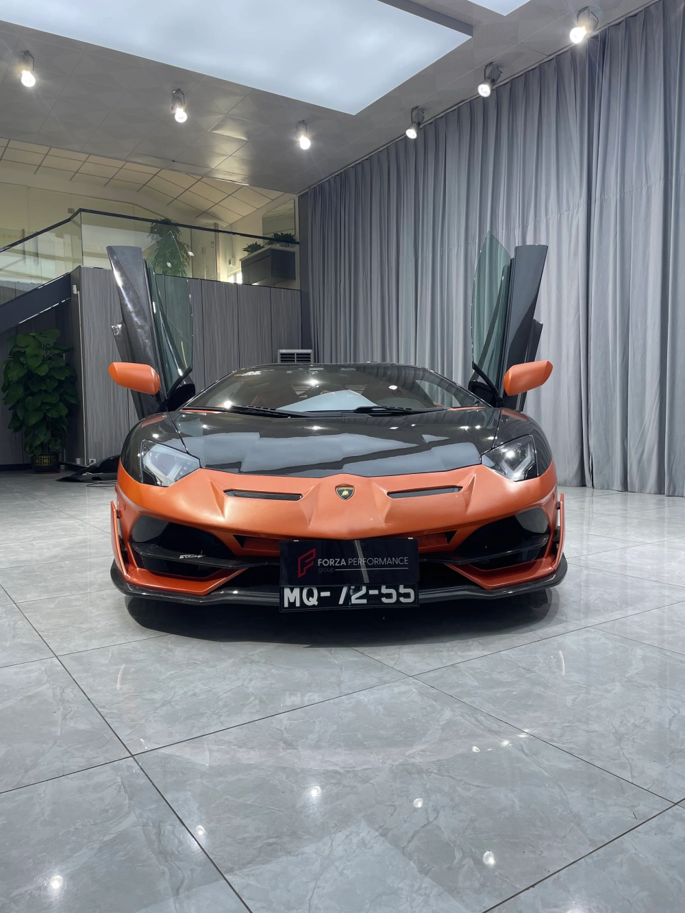 Карбоновый обвес переделка в LP770 SVJ для LAMBORGHINI AVENTADOR LP700 / LP720 / LP750 Ламборгини