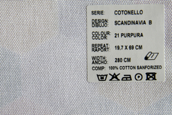 Рогожка Cotonelo Scandinavia (Котонело Скандинавия) B 21 purpura