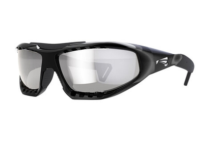 Спортивные очки LiP Surge / Gloss Black - Black / PC Photochromic / ecLiPse™ Series ML Silver Smoke AF