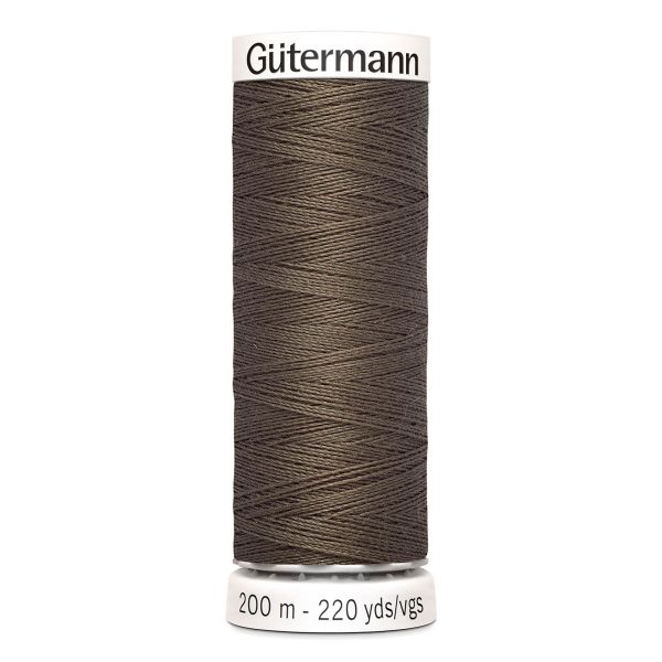 Нитки универсальные Gutermann Sew-all 100 (200 метров), 5 кат. | 467 бледно-коричневый