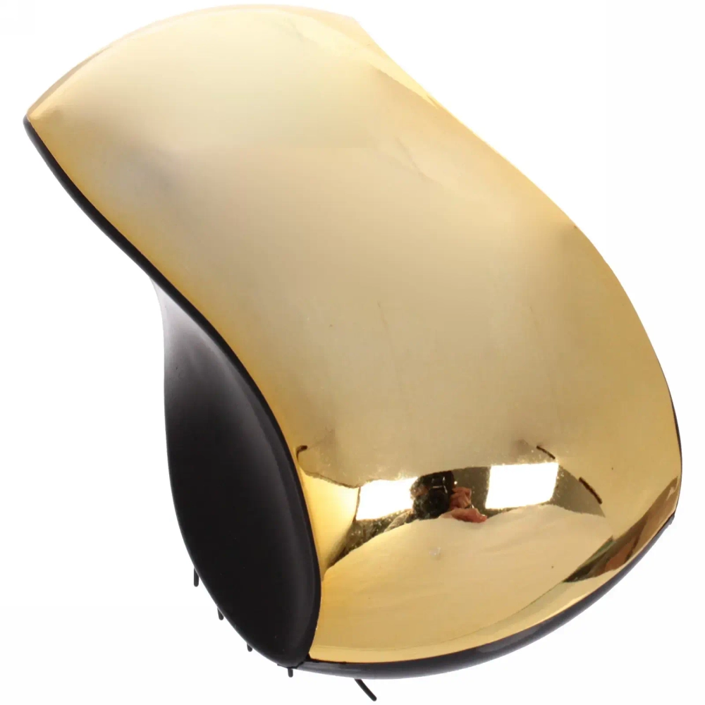 Расческа массажная «Lady Kapriz», прямоугольная, цвет золото, 6*13см