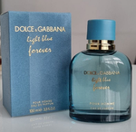 Dolce&Gabbana Light Blue Forever Pour Homme (Коробка парфюма без слюды, парфюм новый, распаковка для фото)