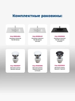 Тумба с раковиной Aquanet Джейн (Flat) 80 мисти грин