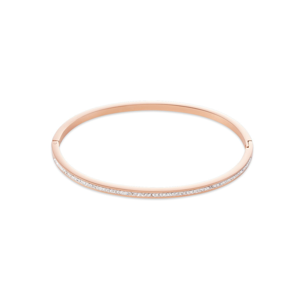 Браслет Coeur de Lion Crystal 0229/33-1800 цвет белый, золотой