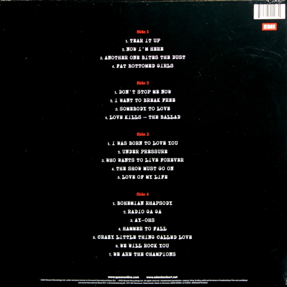 Queen, Adam Lambert / Live Around The World (2LP)