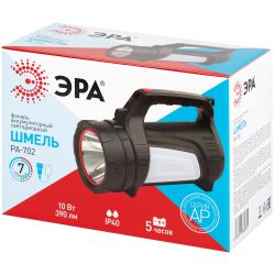 Светодиодный фонарь ЭРА PA-702 Шмель прожекторный аккумуляторный красный маяк боковой свет powerbank | Прожекторные фонари