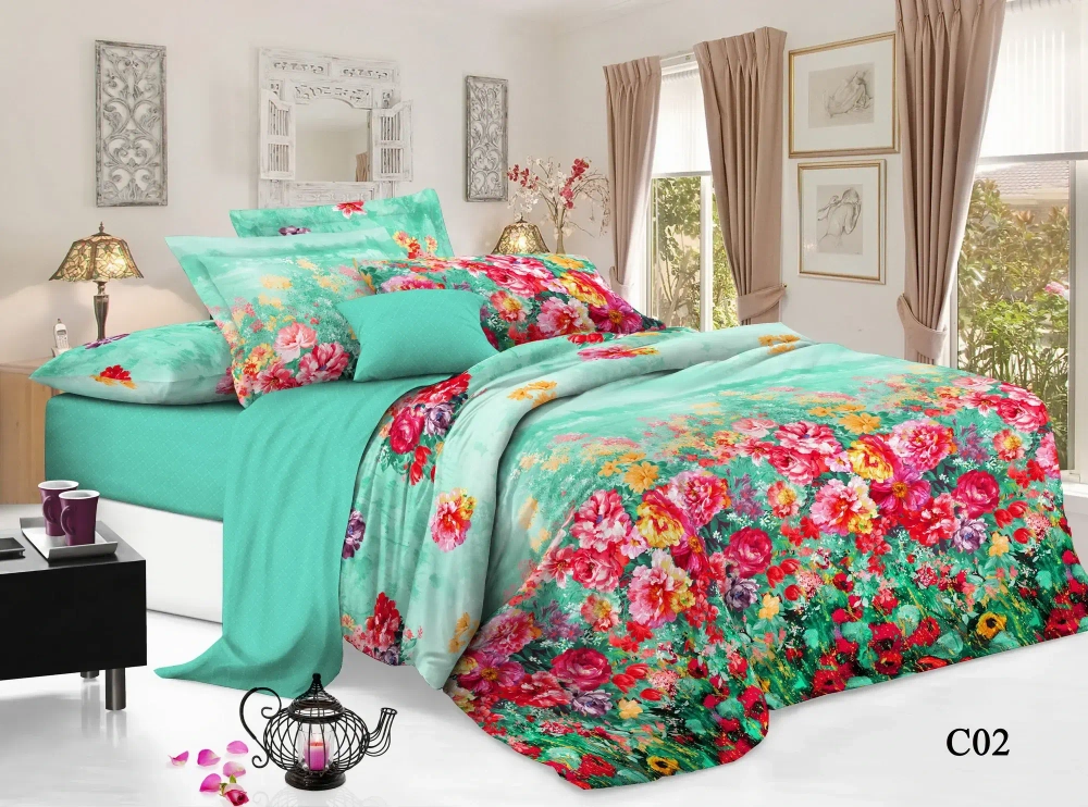 Постельное белье 1,5 поплин Орхидея C02