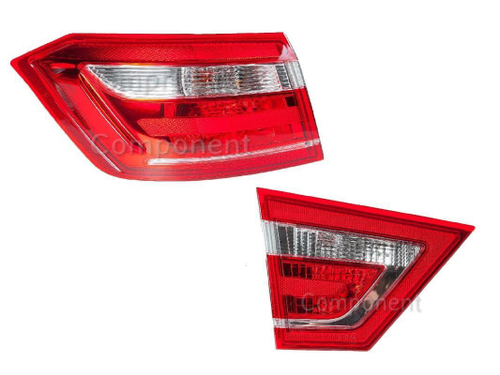 Фонарь задний в сборе левый ВАЗ 2180 Lada Vesta угол+ квадрат Component