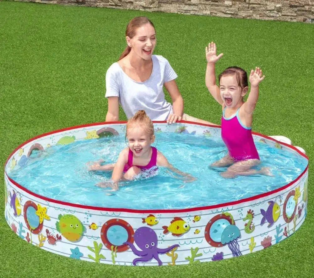 Бассейн складной 152*25 см Fill 'N Fun Bestway (55029)